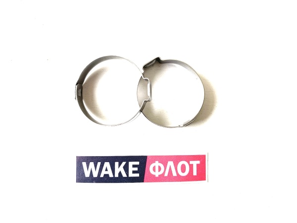 Хомут для балластного шланга 1 дюйм, нерж.сталь, цена за шт.